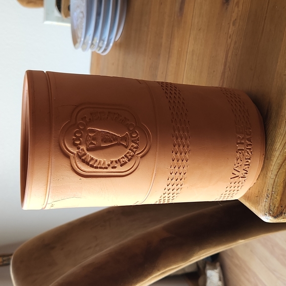 Italy Dining Terracotta Wine Cooler 9 8x5 Made In Italy Euc Defect